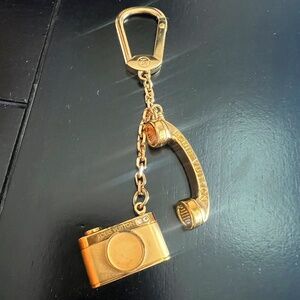 Louis Vuitton Camera and Telephone Receiver Bag Charm